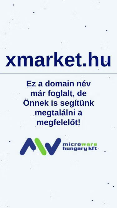 Screenshot of xmarket.hu