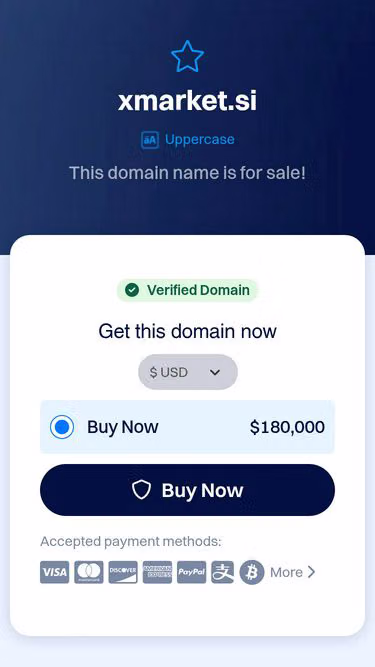 Screenshot of xmarket.si