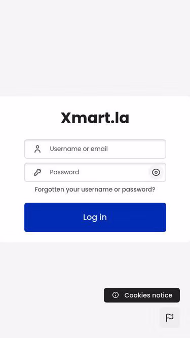 Screenshot of xmart.la
