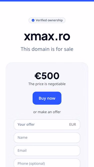Screenshot of xmax.ro