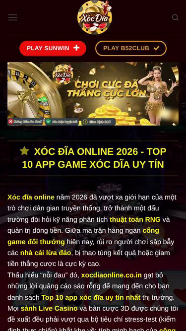 Screenshot of xocdiaonline.co.in