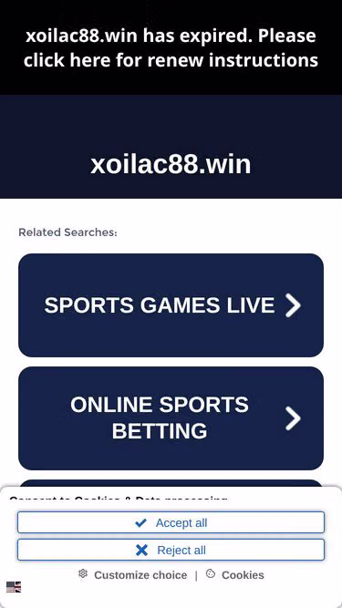 Screenshot of xoilac88.win