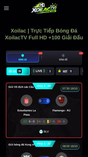 Screenshot of xoilactv.dance