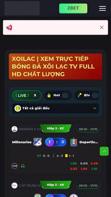 Screenshot of xoilactv.stream
