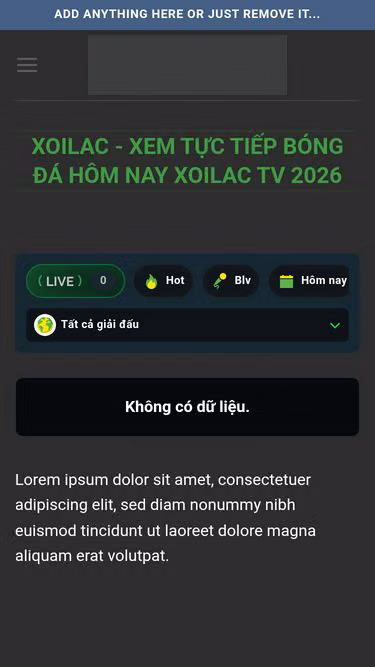 Screenshot of xoilactv.vin