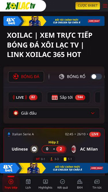 Screenshot of xoilactv1.college