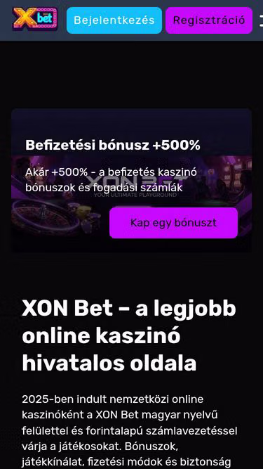 Screenshot of xon-bet.biz