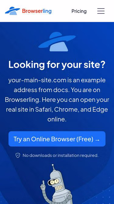Screenshot of xoro.ch