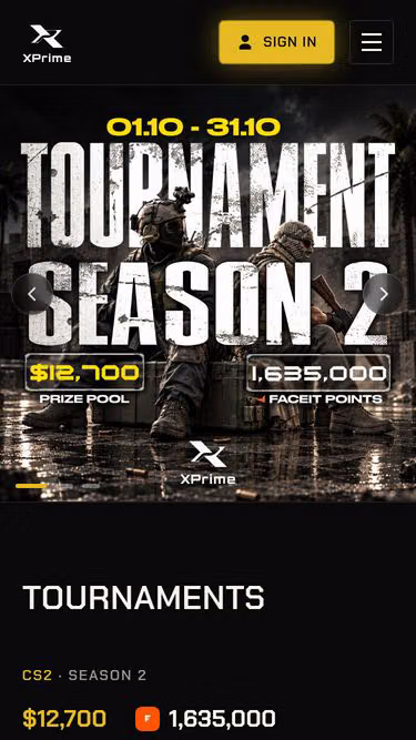 Screenshot of xprime.gg