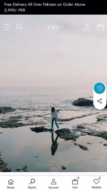 Screenshot of xtec.pk