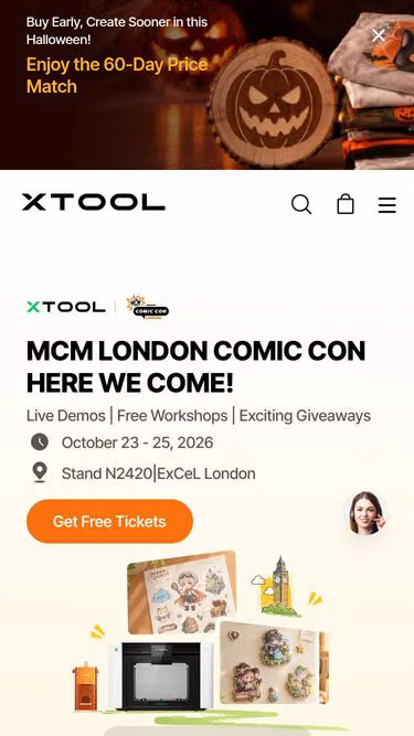 Screenshot of xtool.uk