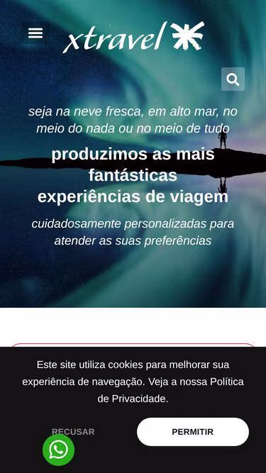 Screenshot of xtravel.com.br