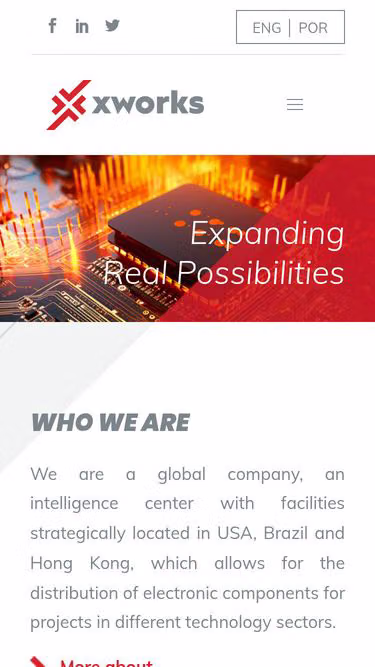 Screenshot of xworks.com.br