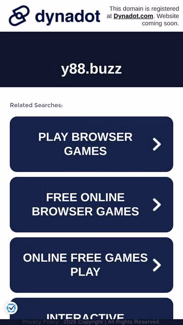 Screenshot of y88.buzz