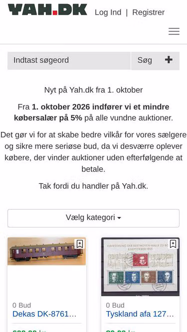 Screenshot of yah.dk