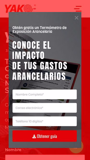 Screenshot of yako.com.mx