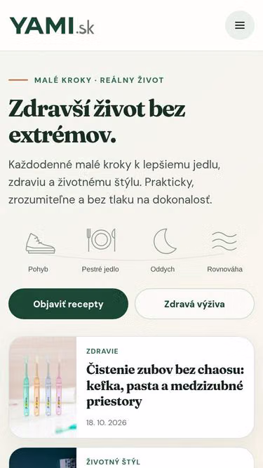 Screenshot of yami.sk
