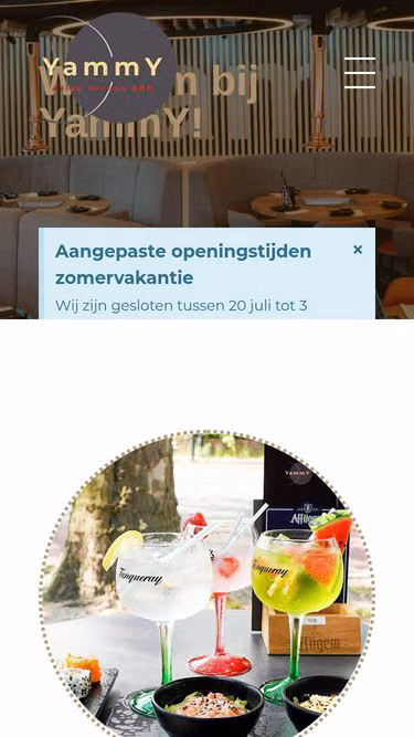 Screenshot of yammy.nl