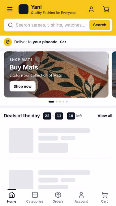 Screenshot of yani.co.in