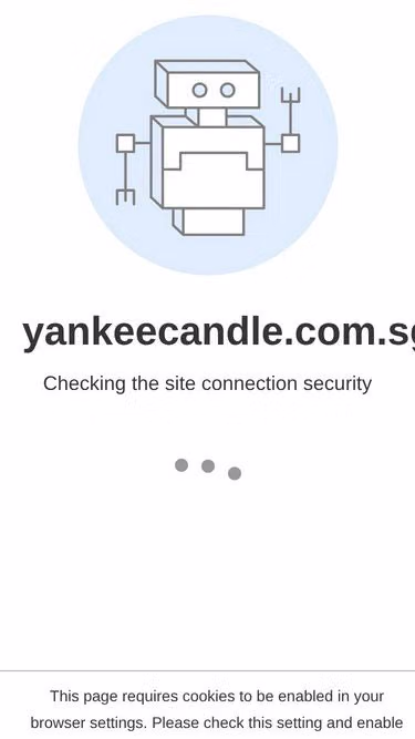 Screenshot of yankeecandle.com.sg