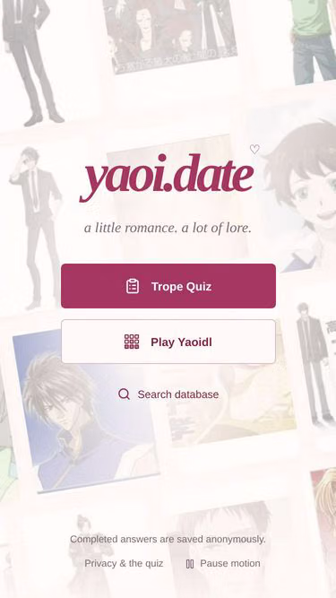 Screenshot of yaoi.date