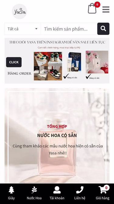 Screenshot of yasa.vn