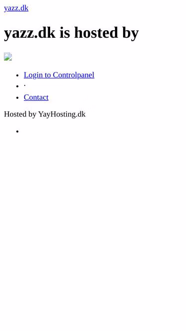 Screenshot of yazz.dk