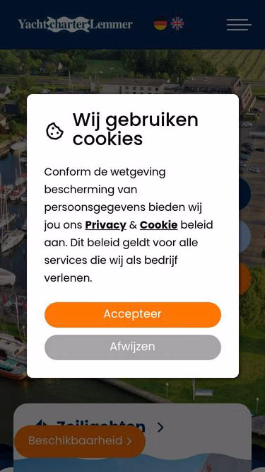 Screenshot of ycl.nl