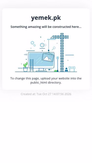 Screenshot of yemek.pk