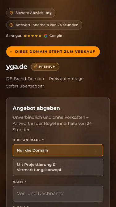 Screenshot of yga.de