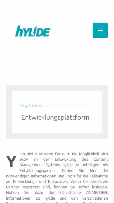 Screenshot of ylab.de