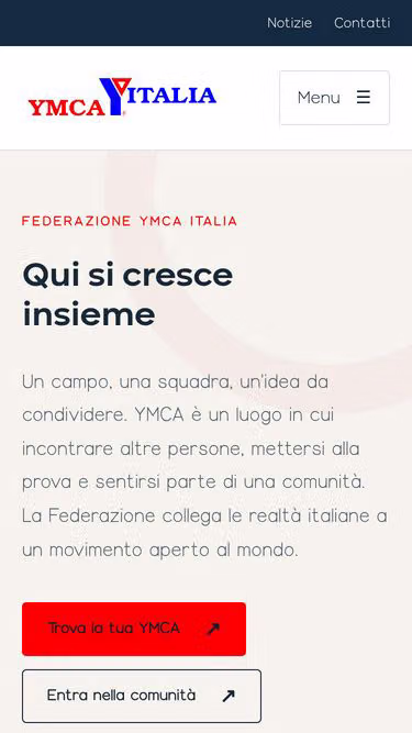 Screenshot of ymca.it