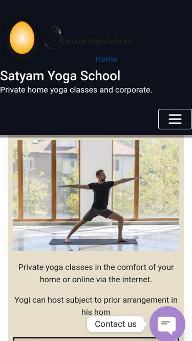 Screenshot of yoga.co.za