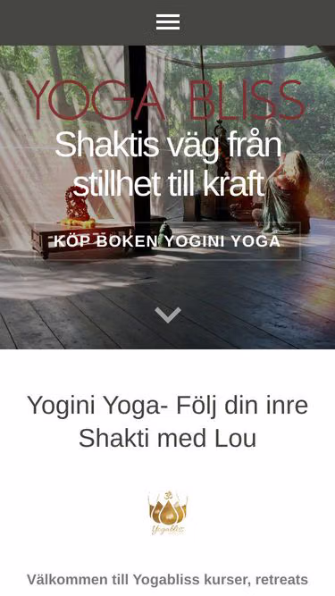 Screenshot of yogabliss.se