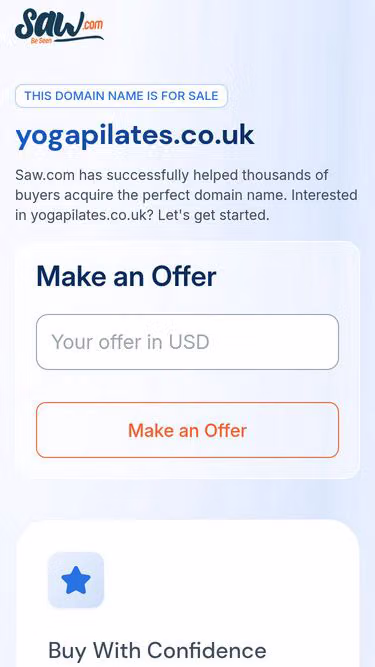 Screenshot of yogapilates.co.uk