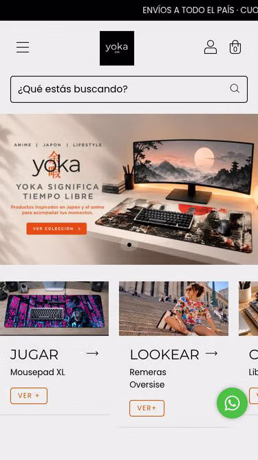 Screenshot of yoka.com.ar