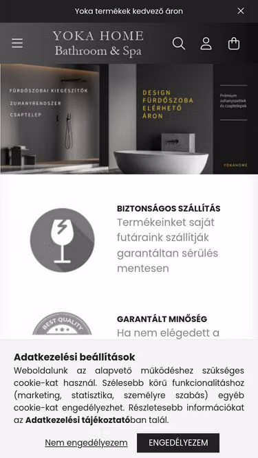 Screenshot of yoka.hu