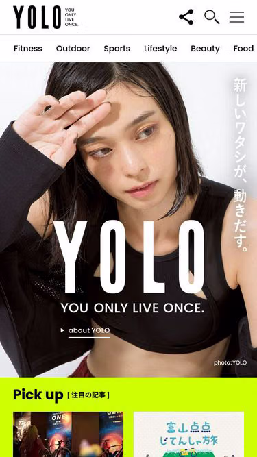 Screenshot of yolo.style