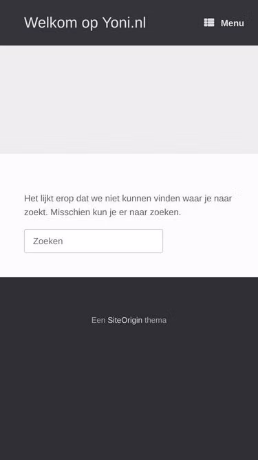 Screenshot of yoni.nl