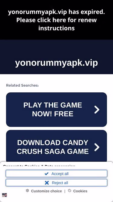 Screenshot of yonorummyapk.vip