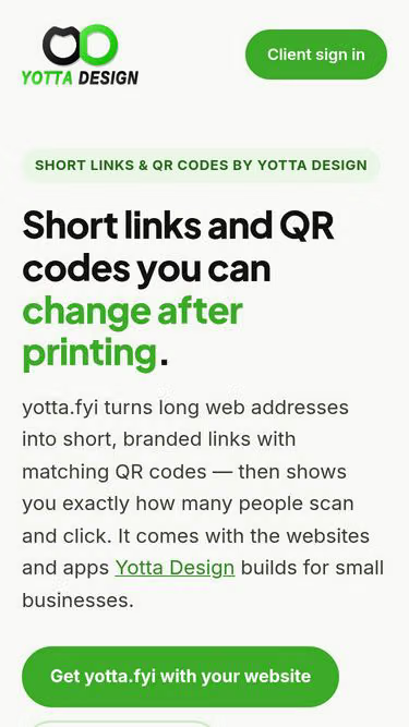 Screenshot of yotta.fyi