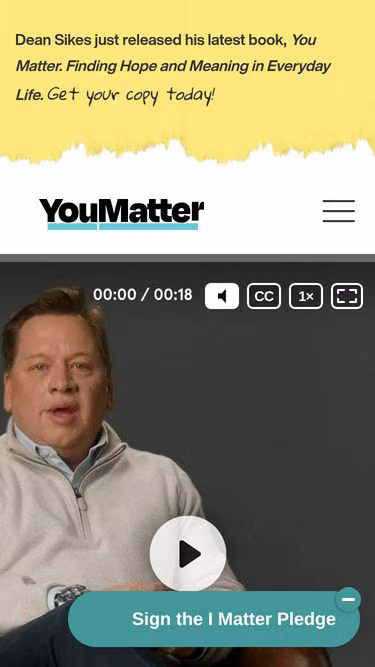 Screenshot of youmatter.us