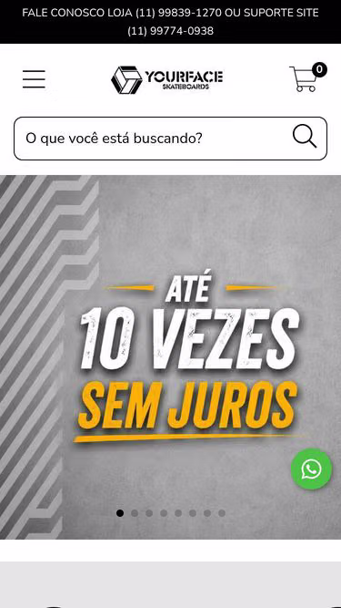Screenshot of yourface.com.br