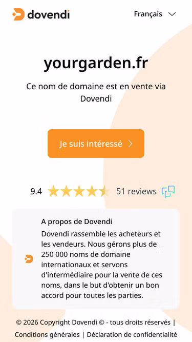 Screenshot of yourgarden.fr