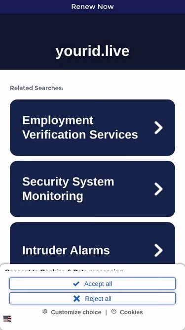 Screenshot of yourid.live