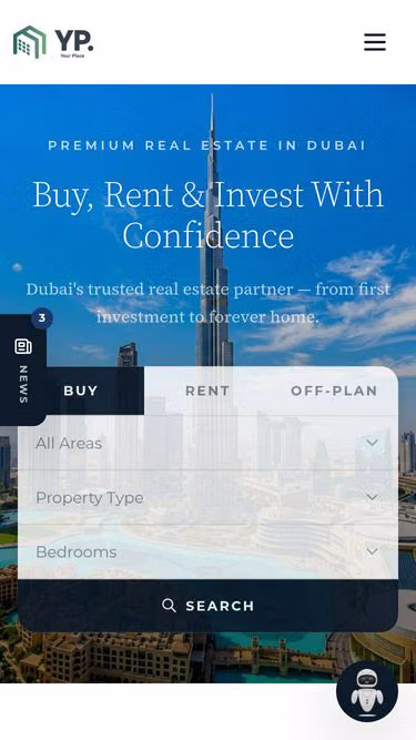 Screenshot of yourplace.ae