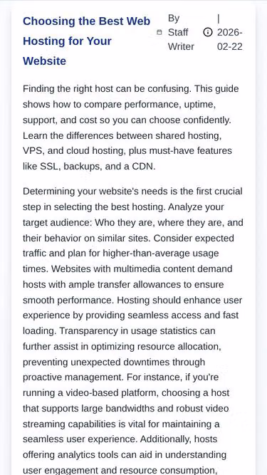 Screenshot of yoursite.host