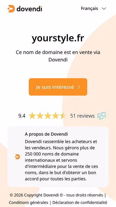 Screenshot of yourstyle.fr