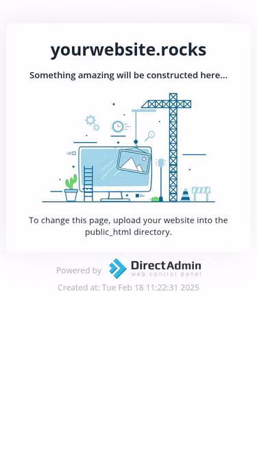 Screenshot of yourwebsite.rocks