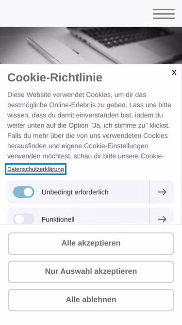 Screenshot of youtrust.ch